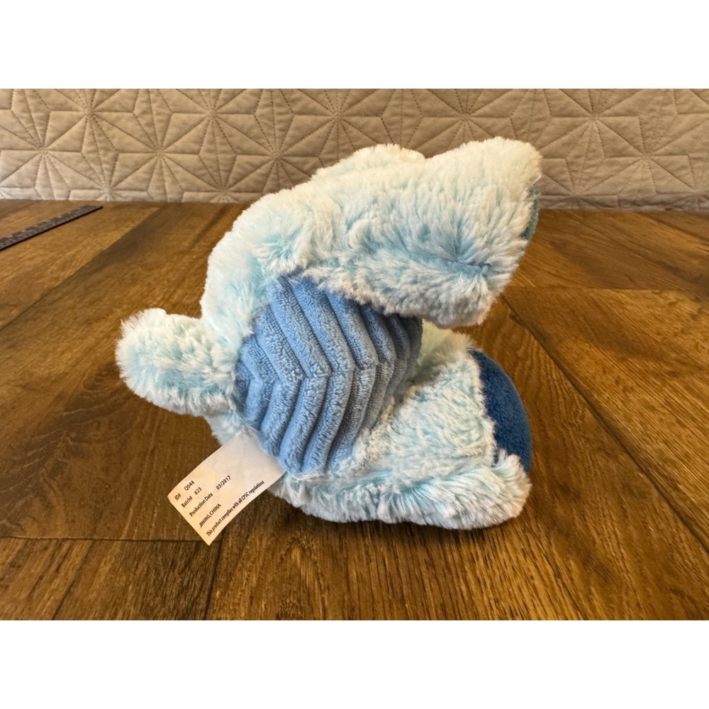 Kellytoy Plush Dinosaur Blue Ribbed Belly 2017 Stuffed Animal 10 Inch Dino Lovey - Picture 7 of 9